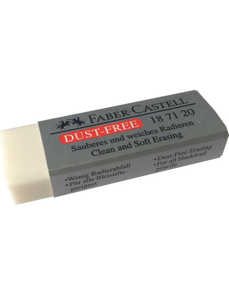 Borrador Grande Faber-Castell Libre de Polvo - Paquete de 4