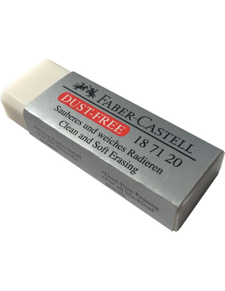 Borrador Grande Faber-Castell Libre de Polvo - Paquete de 4