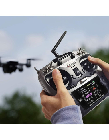 Transmisor y Receptor Radiolink AT9S Pro 10/12 Canales 3400m