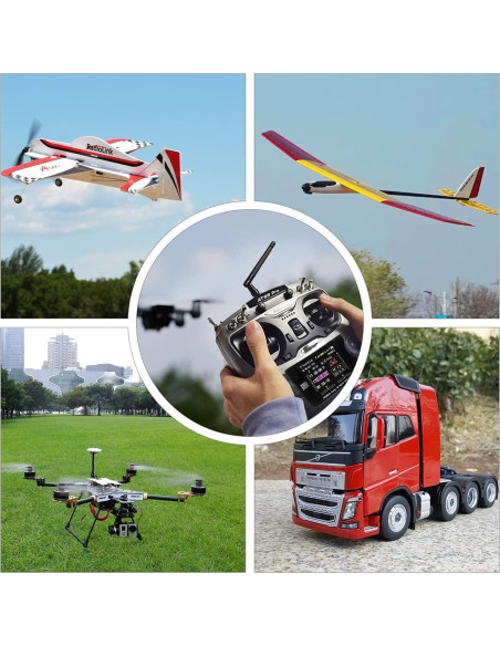 Transmisor y Receptor Radiolink AT9S Pro 10/12 Canales 3400m