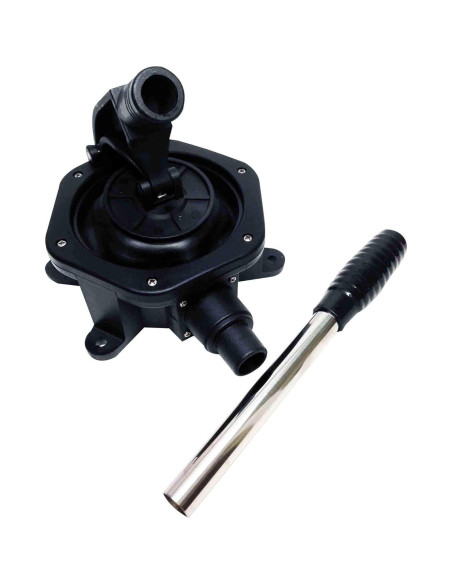 Bomba Manual de Autoprimado Pactrade Marine 15 GPM Negra