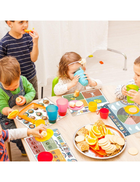 Set de 8 Manteles Educativos Boho OBUSATT 43x32 cm Salud Mental