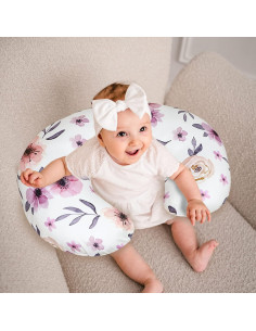 Funda de Almohada de Lactancia GFU Floral Rosa 57x45 cm 2