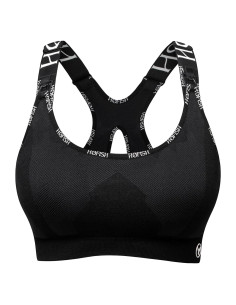 Sostén de Lactancia HOFISH Sin Costuras Negro para Maternidad