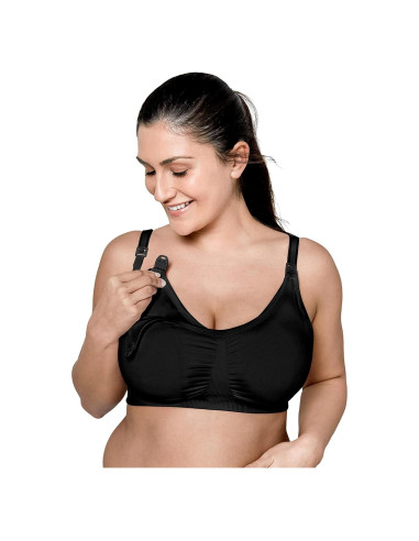 Sostén de Lactancia 3 en 1 Medela Negro T. Mediano