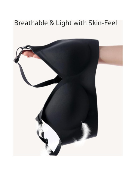 Sostén de Lactancia Vinfact Sin Costuras Negro Grande Sostén de Lactancia Vinfact Sin Costuras Negro Grande