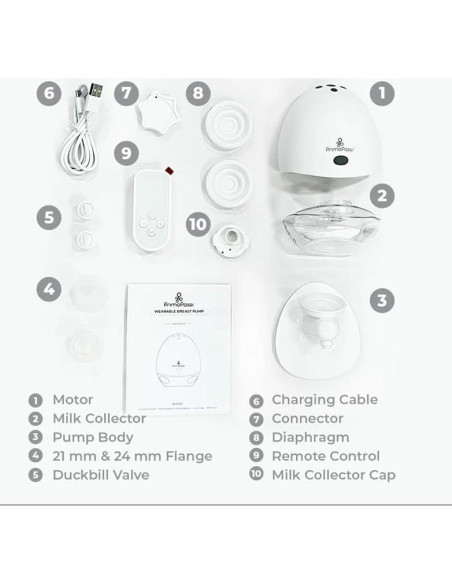 Extractor de Leche Eléctrico Doble Primo Passi Manos Libres