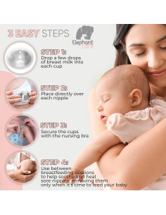 Protectores de pezones Elephant Care - Silicona suave para lactancia 2