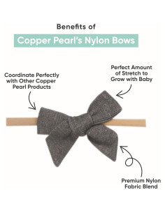 Lazo Clásico para Bebé Copper Pearl Maeve - Comodidad Premium 2