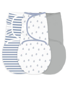 Manta Envolver para Bebés Increíble Bebé 100% Algodón 3 Piezas