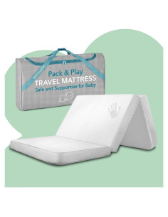 Colchón Plegable para Cuna de Viaje Stock Your Home 96.5x66cm