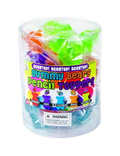 Toppers de Lápiz Aromatizados Osito de Goma Geddes - Paquete 24 2