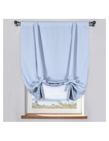 Cortina de Sombra DONREN Azul Cielo 86x160 cm Bloqueo Luz