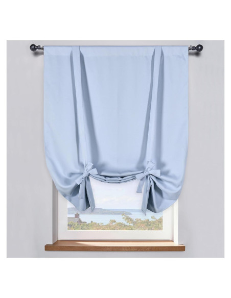 Cortina de Sombra DONREN Azul Cielo 86x160 cm Bloqueo Luz