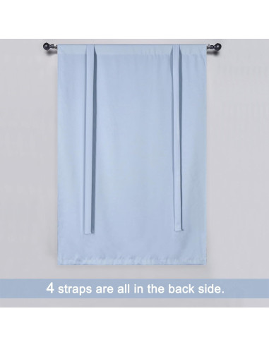 Cortina de Sombra DONREN Azul Cielo 86x160 cm Bloqueo Luz