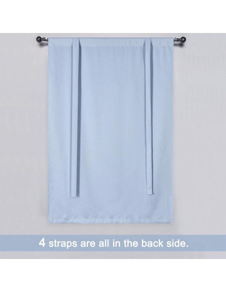 Cortina de Sombra DONREN Azul Cielo 86x160 cm Bloqueo Luz