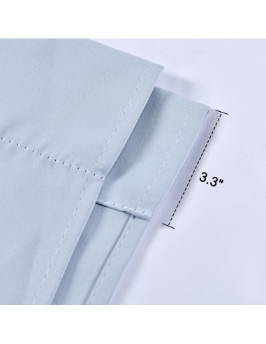 Cortina de Sombra DONREN Azul Cielo 86x160 cm Bloqueo Luz