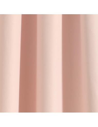 Cortina Blackout Lush Decor Allison Ruffle 100% Forrada 101.6x213.36 cm Blush