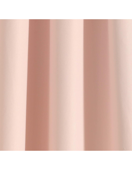 Cortina Blackout Lush Decor Allison Ruffle 100% Forrada 101.6x213.36 cm Blush