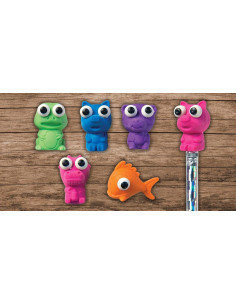 Borradores de lápiz de animales Geddes - Paquete de 50 unidades 2