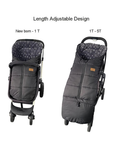 Cubierta de Invierno Impermeable Ajustable para Carritos XL