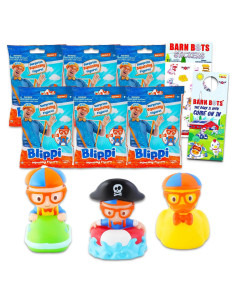Conjunto de Juguetes de Baño Blippi - 6 Figuras Sorpresa