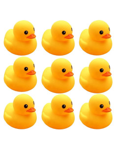 Set de 10 Patitos de Goma Amarillos para Baño CICITOYWO