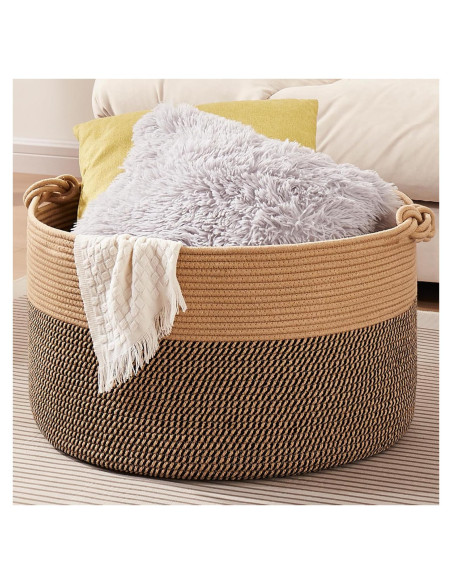 Cesta de Almacenamiento Grande OIASKET 58x58x33 cm Algodón