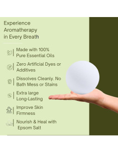 Bombas de Baño de Magnesio Romancy - 3 Unidades, Aromaterapia 2