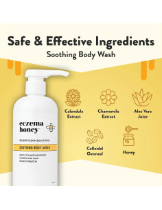 Jabón Corporal Eczema Honey 368.5 g - Gel de Ducha Calmante 2