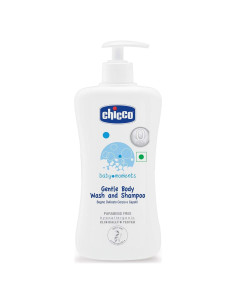 Jabón Corporal Suave y Champú Chicco Baby Moments 500ml