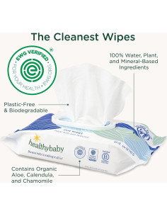 Toallitas Húmedas EWG Healthy Baby 256 Unidades Sin Fragancia 2