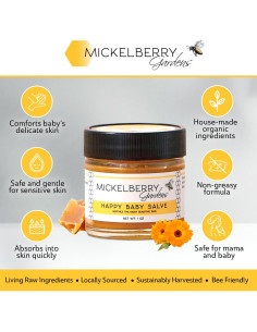 Ungüento Herbal para Bebés Mickelberry Gardens 28g - Caléndula 2