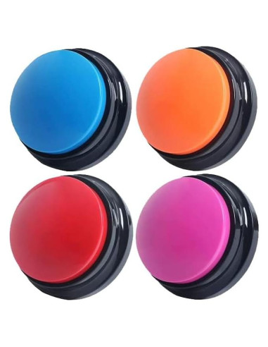 Botón de Grabación de Voz PELTEFLU 30 Segundos 4 Colores