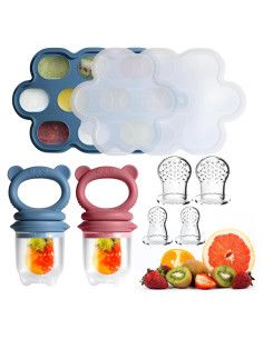 Juego de Alimentador para Bebés Catvegue - Silicona, 2 Pzs