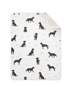Manta de Envolver para Bebés vvfelixl Rottweiler 76x102 cm