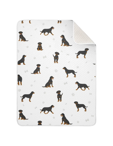 Manta de Envolver para Bebés vvfelixl Rottweiler 76x102 cm