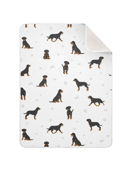 Manta de Envolver para Bebés vvfelixl Rottweiler 76x102 cm Manta de Envolver para Bebés vvfelixl Rottweiler 76x102 cm