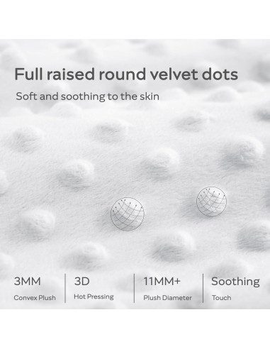 Manta de Muselina JELLYMONI Verde 76x102 cm Doble Capa Suave