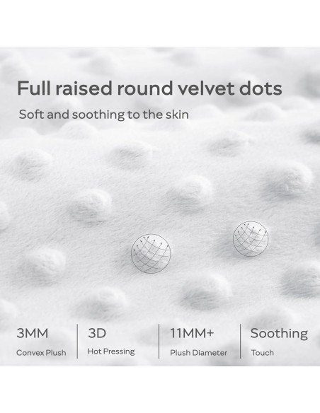 Manta de Muselina JELLYMONI Verde 76x102 cm Doble Capa Suave