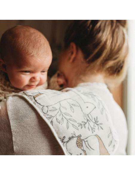 Pañales de Muselina Crane Baby - Animales del Bosque, 50x20 cm