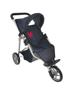 Carrito de Muñecas Denim The New York Doll 25x56x53cm