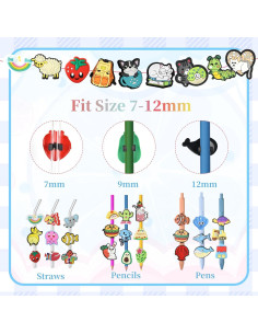 Decoraciones para Lápiz Kaiyuan Dynasty 50 Piezas Aleatorias 2