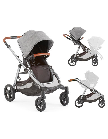 Carrito Convertible Contours Legacy Gris Grafito 1-2 Asientos
