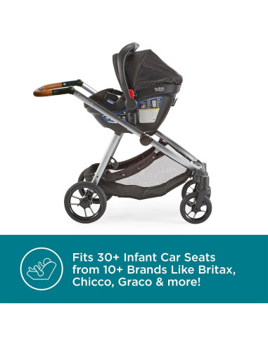 Carrito Convertible Contours Legacy Gris Grafito 1-2 Asientos