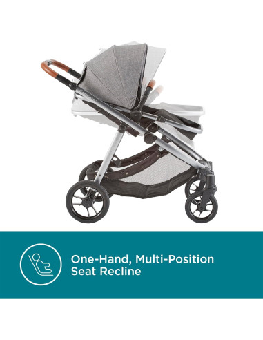 Carrito Convertible Contours Legacy Gris Grafito 1-2 Asientos