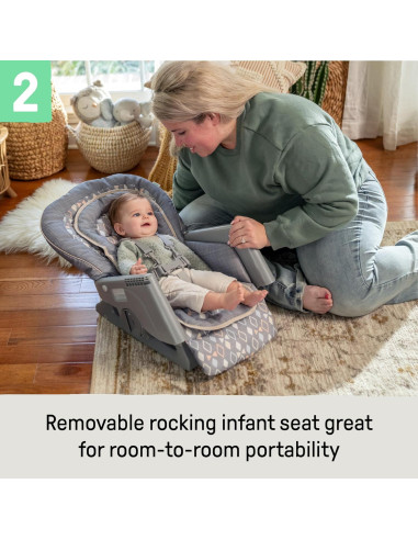 Silla Alta 7 en 1 Ingenuity Proper Positioner Unisex 0-36 Meses