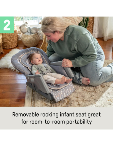 Silla Alta 7 en 1 Ingenuity Proper Positioner Unisex 0-36 Meses