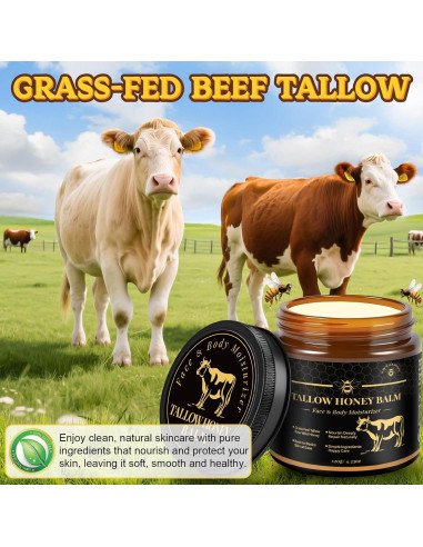 Bálsamo Hidratante Facial de Grasa de Res Yourtone 120g