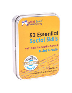 Mind Brain Emotion Kit de Habilidades Sociales 52 Tarjetas 5-9 Años